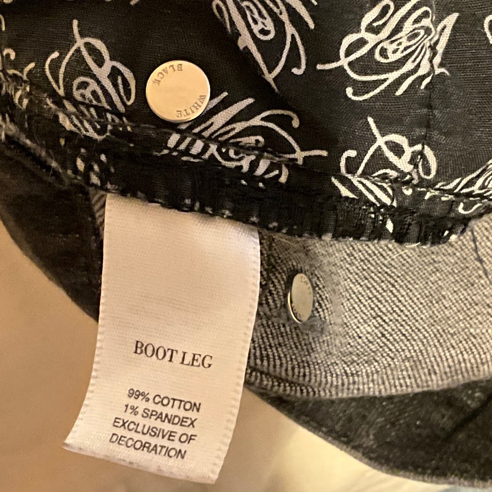 WHBM Black Bootcut Jeans - Picture 8 of 12